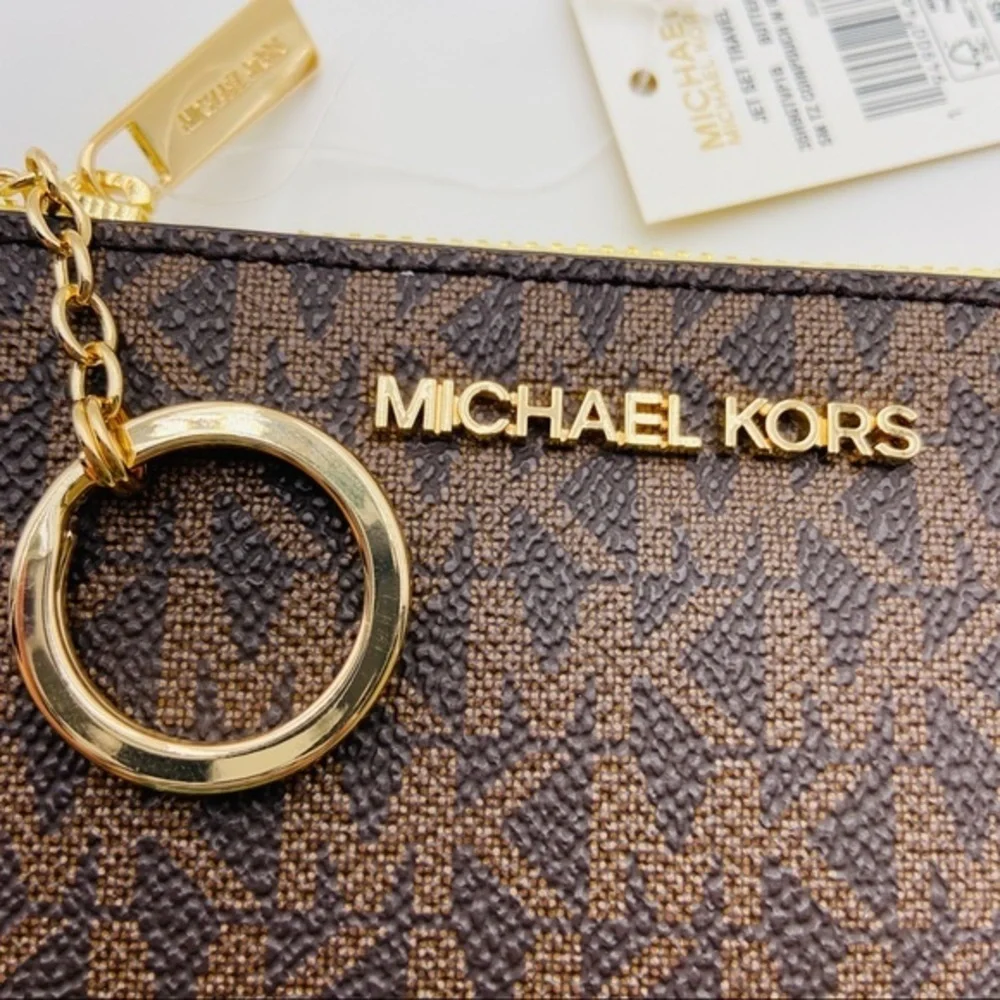 Michael Kors Small Top Zip Coinpouch Wallet